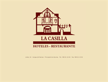 Tablet Screenshot of hotellacasilla.com